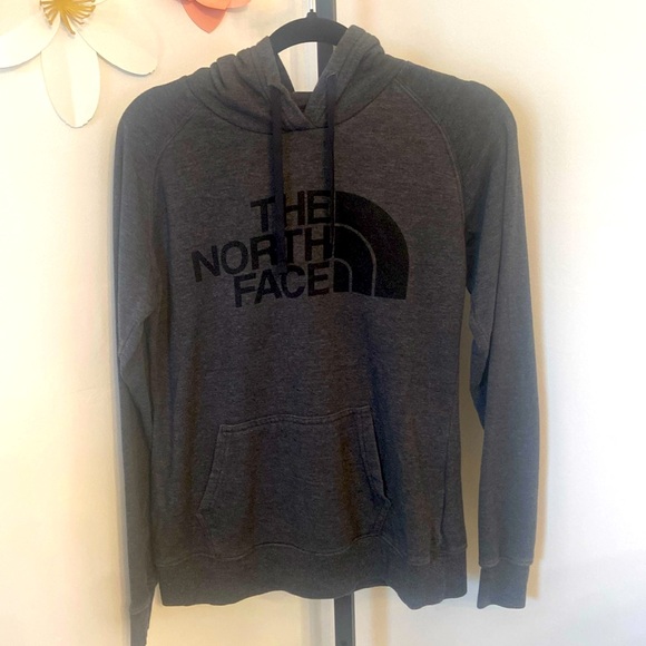THE NORTH FACE Womens Graphic Hoodie Grey Cotton Size S/P - Picture 1 of 6